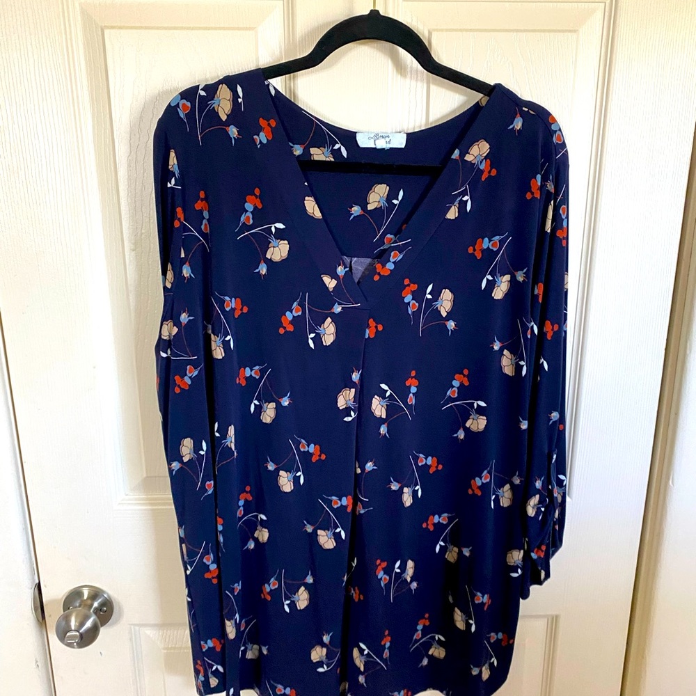 Beacon Apparel plus blouse 3x